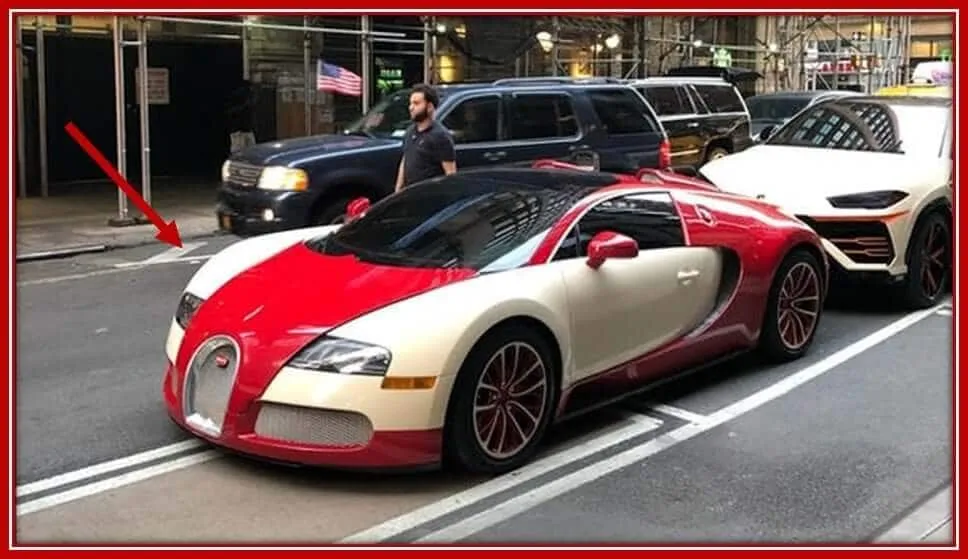 It's quite intriguing that he gets to cruise this Bugatti along with many other exotic cars.
