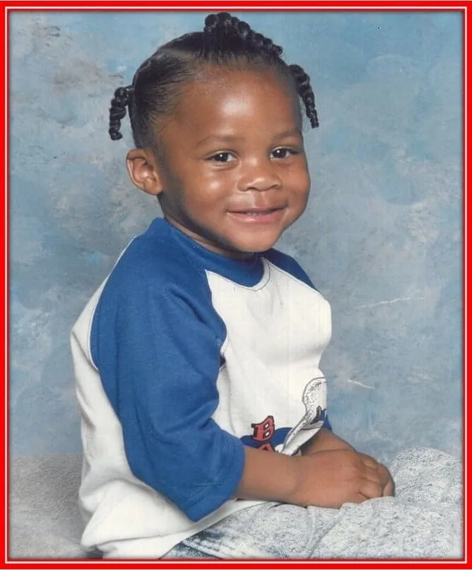 Childhood Photo of Russell Westbrook.