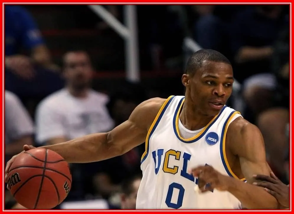 Russell in action for UCLA, you can see the passion.