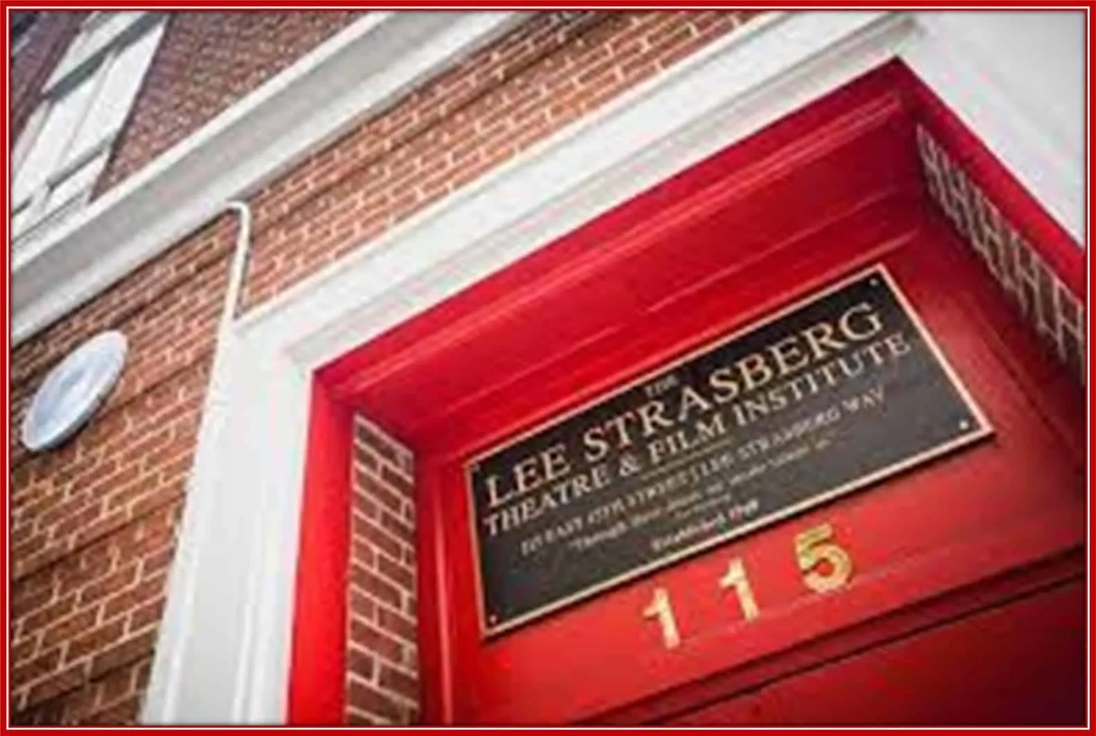The Lee Strasberg Theatre and Film Institute, where Johansson learned to act as a child.