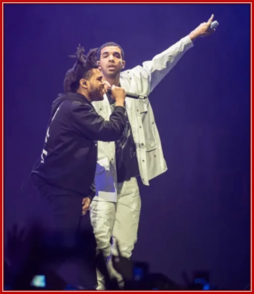 The Weeknd's collaborative act with Drake as a vocalist.