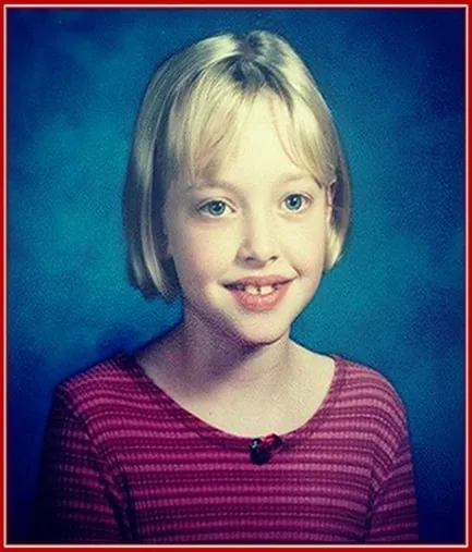 Amanda Seyfried Childhood Photo.