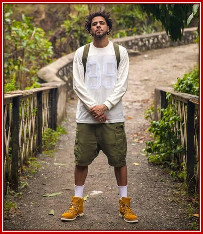 J. Cole on his Hiking Trip in Maui, Standing Elegantly Amongst the Midst of Mother Nature.