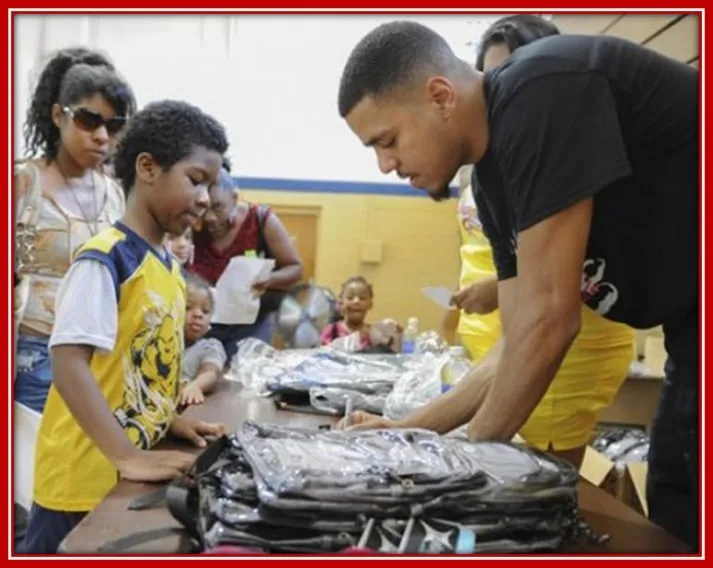 J Cole Dreamville Foundation in one of the Free Gift School Pack to Children.