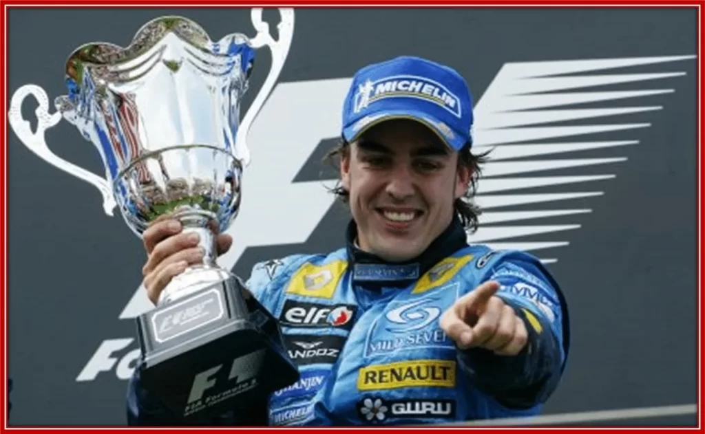 Alonso took his first of two titles in 2005.