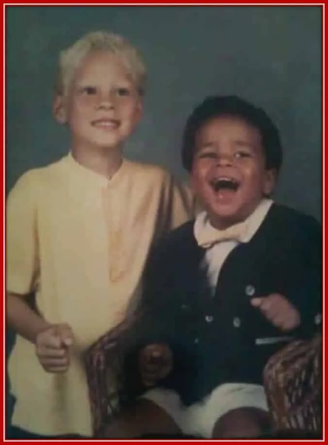 The Brothers Zach Cole and J. Cole as Toddlers.