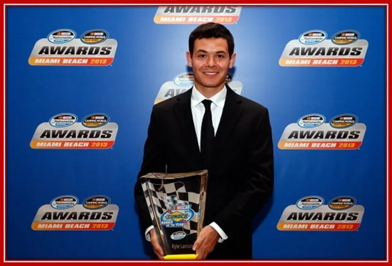 The 2011 USAC Rookie of the Year, Kyle Larson.