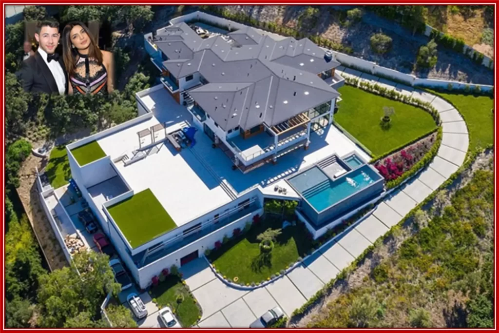 Jonas and Priyanka Chopra own a $20 million Encino, California Mansion.