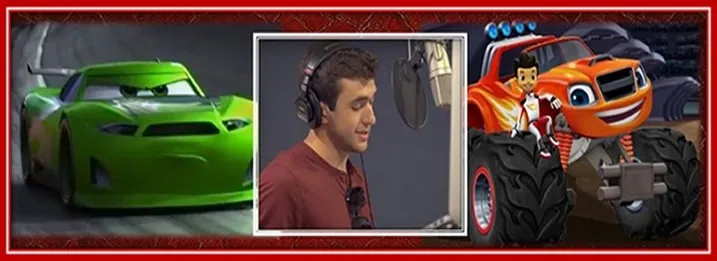 The Voiceover Chase Elliott did in the Movies Car 3 and Monster Machines.