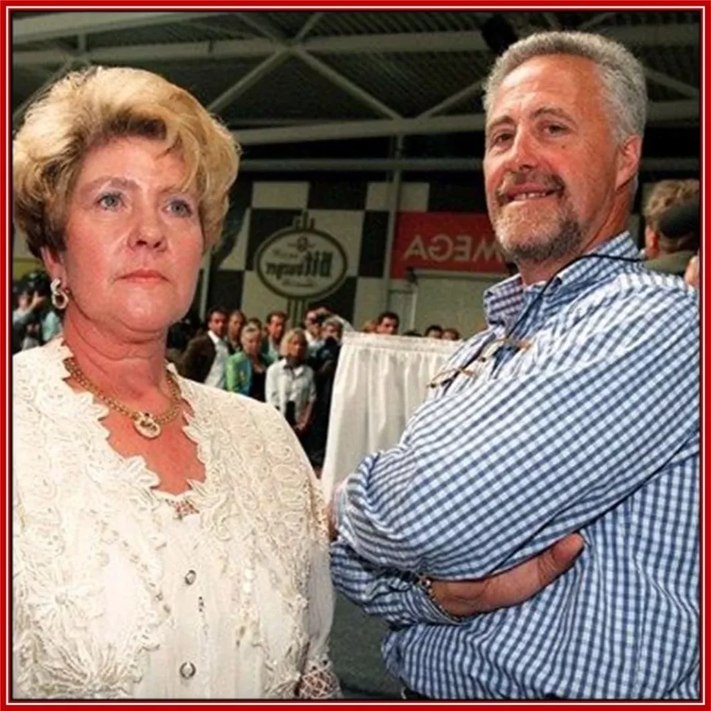 Behold Michael Schumacher's Parents - mother, Elisabeth Schumacher and father, Rolf Schumacher.