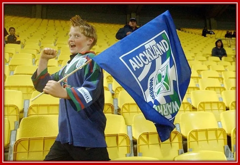 The Excited Young boy, Ben Stokes, Jubilating After his Favorite Team Won the Sports.