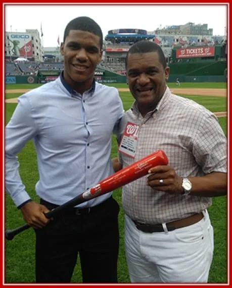 The Loving Father of the Outfielder, Juan Soto SNR.