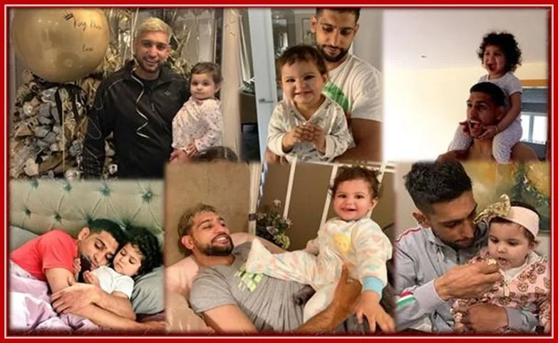 Amir Khan Spending Personal Time with his Children.