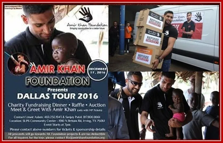 Amir Khan's Foundation, Helping People From Food Poverty.