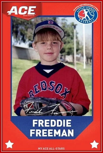 The Childhood Photo of the Six-year-old Freddie Freeman.