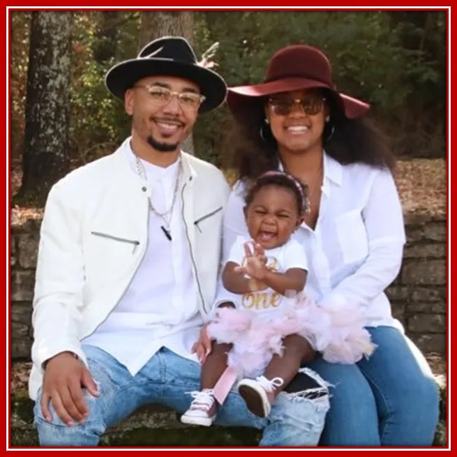 The Beautiful Family With Their Daughter, Kynlee Ivory.