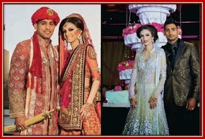 The Wedding of dr. Amir Khan to his Wife Faryal.