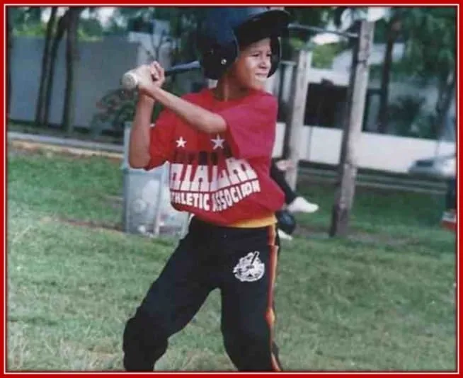 Behold the Childhood Photo of Manny Machado With his Early Years in Baseball.