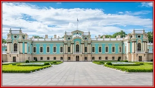 Behold The Official Home of Volodymyr Zelensky, the Mariinsky Palace.