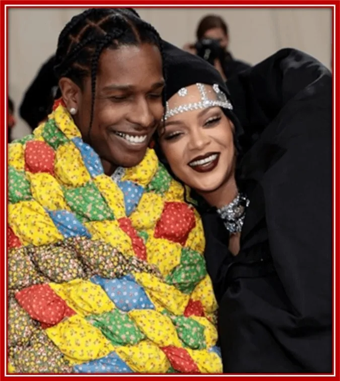 Rocky, with the Love of his life, Rihanna.