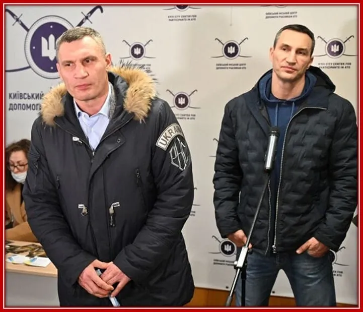 Meet Wladimir Klitschko Standing With his Older Brother.