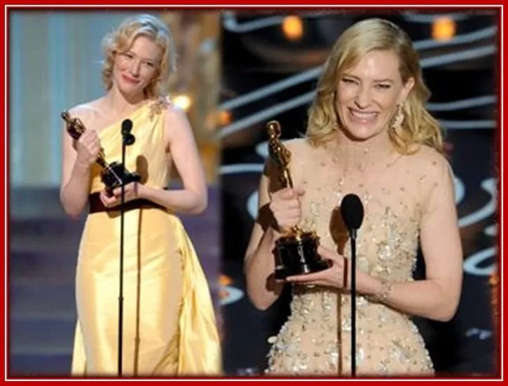 The Double Awards of the Actress, Catherine Elise.
