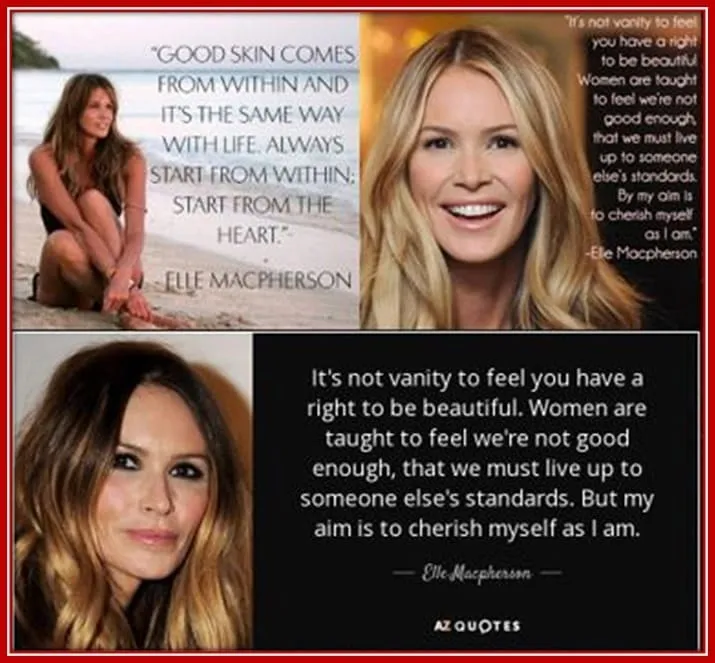 Some of Elle Macpherson's Quotes.