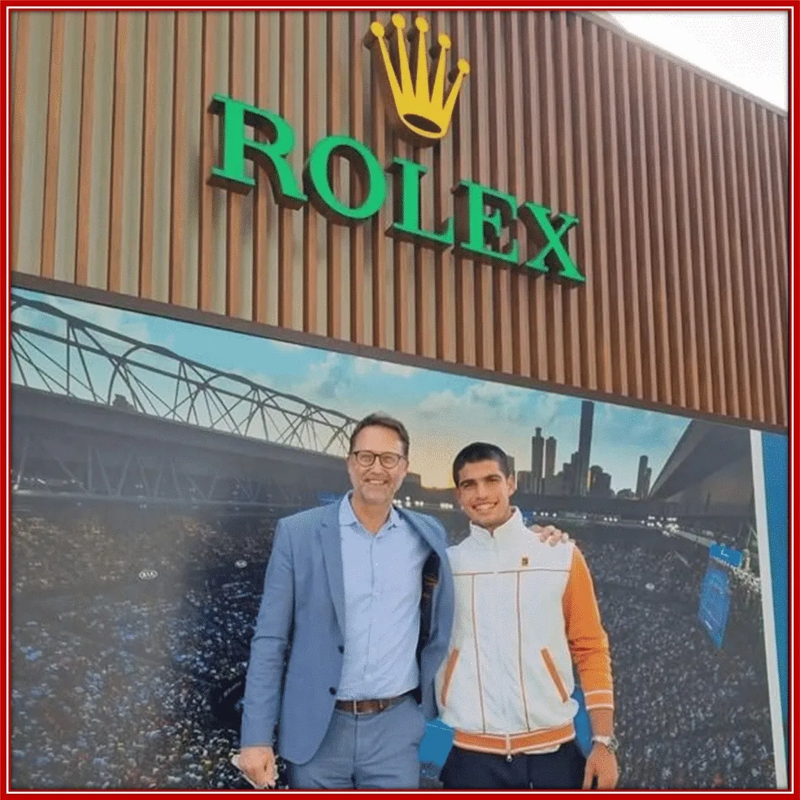 Carlos Alcaraz became a brand ambassador for Rolex in 2022.