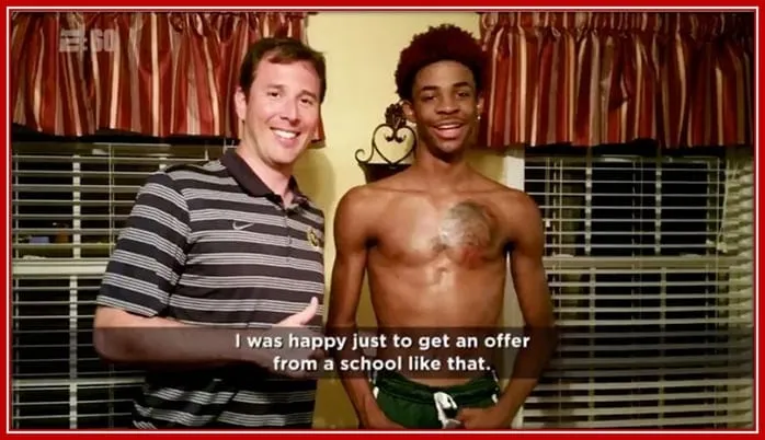 Ja Morant With the Coach That First saw his Talent and Introduced him to the World.