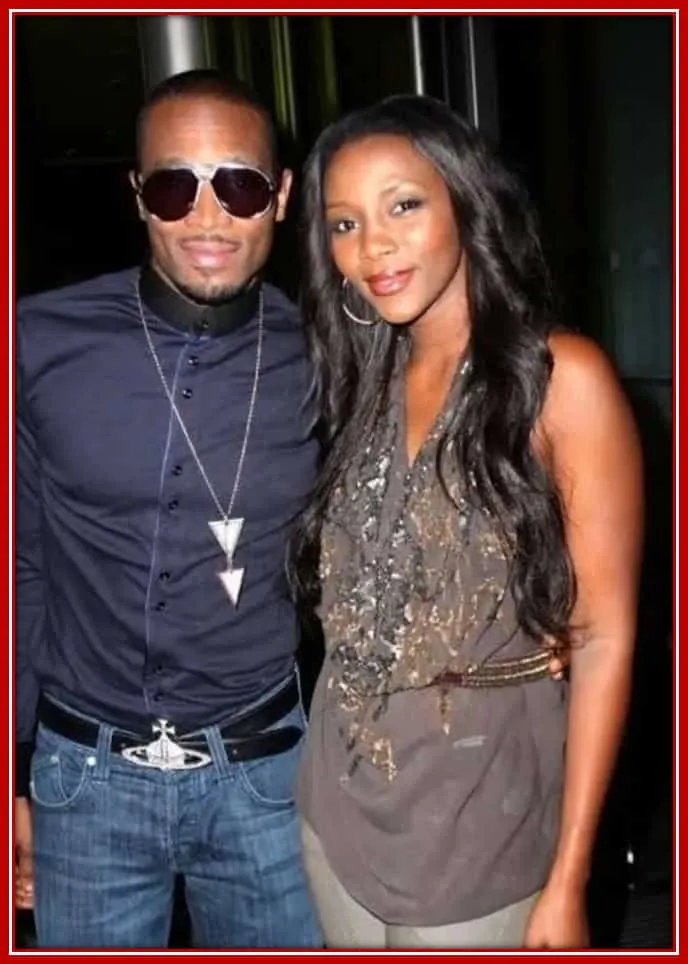 Beautiful Celebrity couple D'banj and Genevieve stepping out in style for an event.