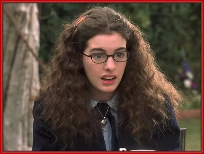 Anne Hathaway in her Roles in Princess Dairies.