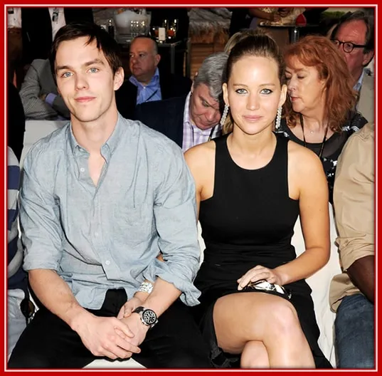 Jennifer Lawrence and her Nicholas Hoult Looking Cute in a Ceremony Together.