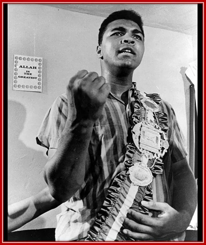 At 22 years, Muhammed Ali Breaks the Record to unseat the Reigning Heavyweight Champion.