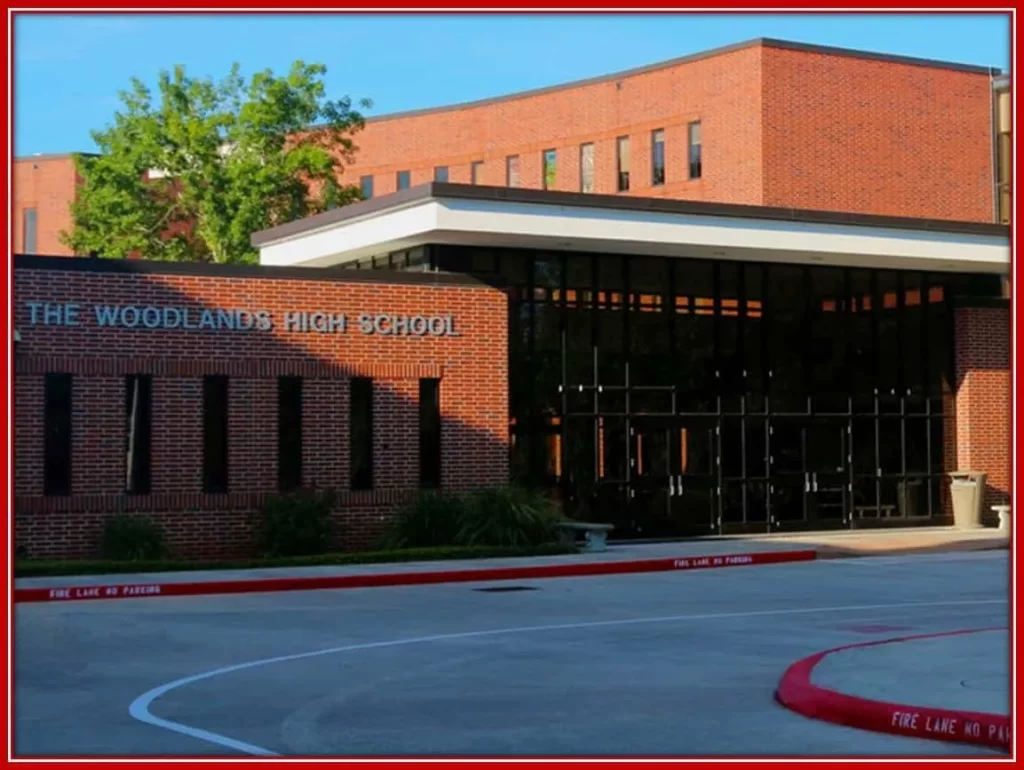 Behold the picture of Woodlands High School, where Paul attended his high school.