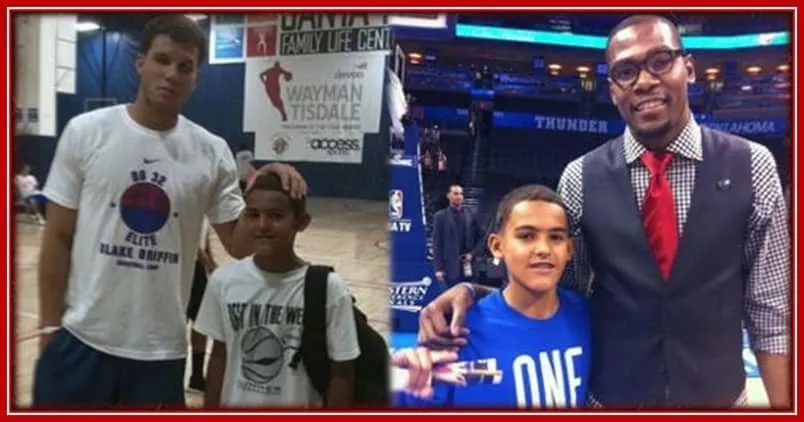 Blake Griffin and Kevin Durant Were the Basketball Icons for the Little Trae Young.