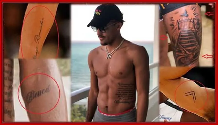 Ice Trae's Tattoos Shows Heaven, the Bible Quotes and Various Other Sayings.