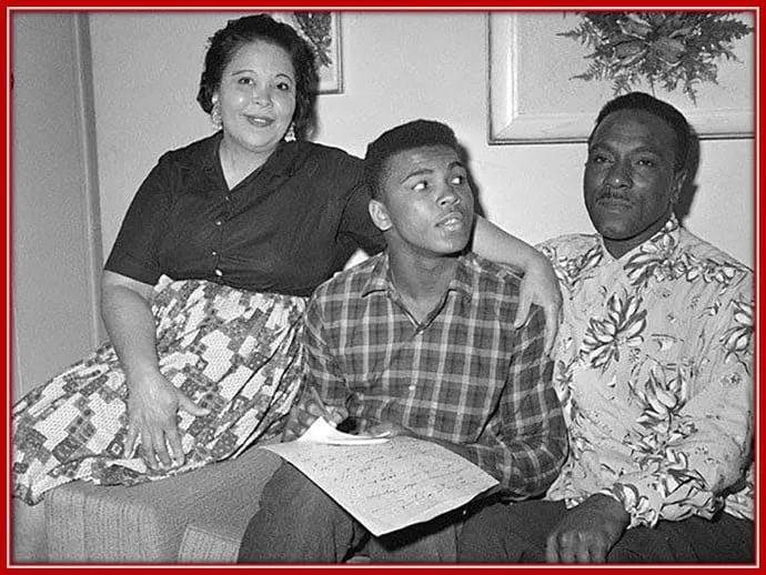 Meet Muhammad Ali's Parents- his mom (Odessa Grady Clay) and his dad (Cassius Marcellus Clay Sr)