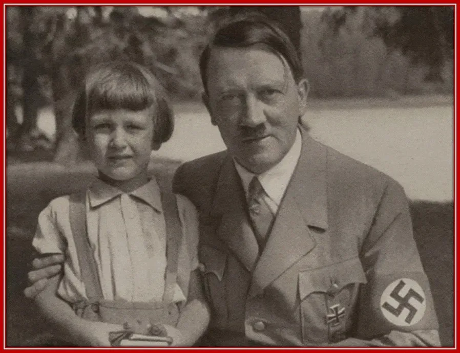 The Picture Showing Adolf Hitler's Daughter.