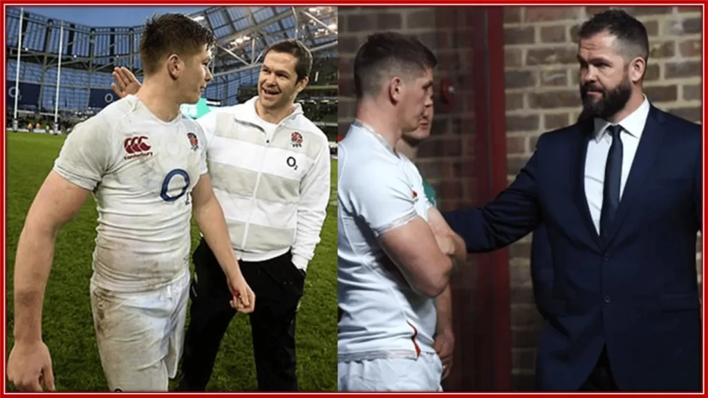 Andy Farrell is the central pillar in the evolution of Owen's emotional and sports well-being.