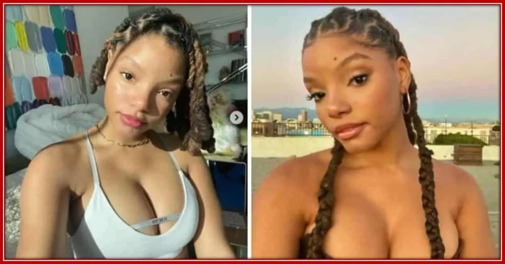The Actress's new Growth in her Chest Area Suggests Halle Bailey had Plastic Surgery.