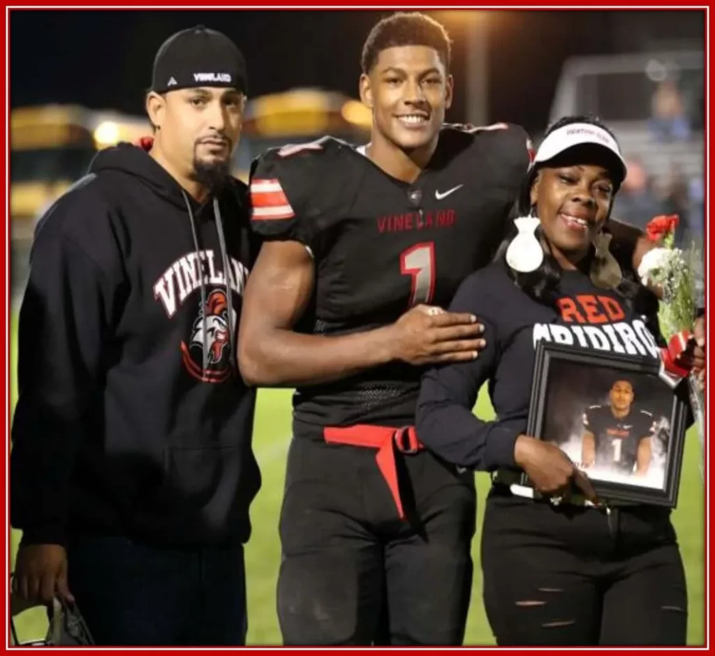 Meet the NFL player's parents as they celebrate his success with him.